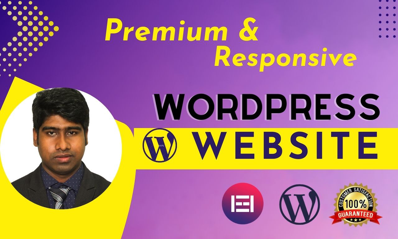 design and develop a wordpress website that is responsive