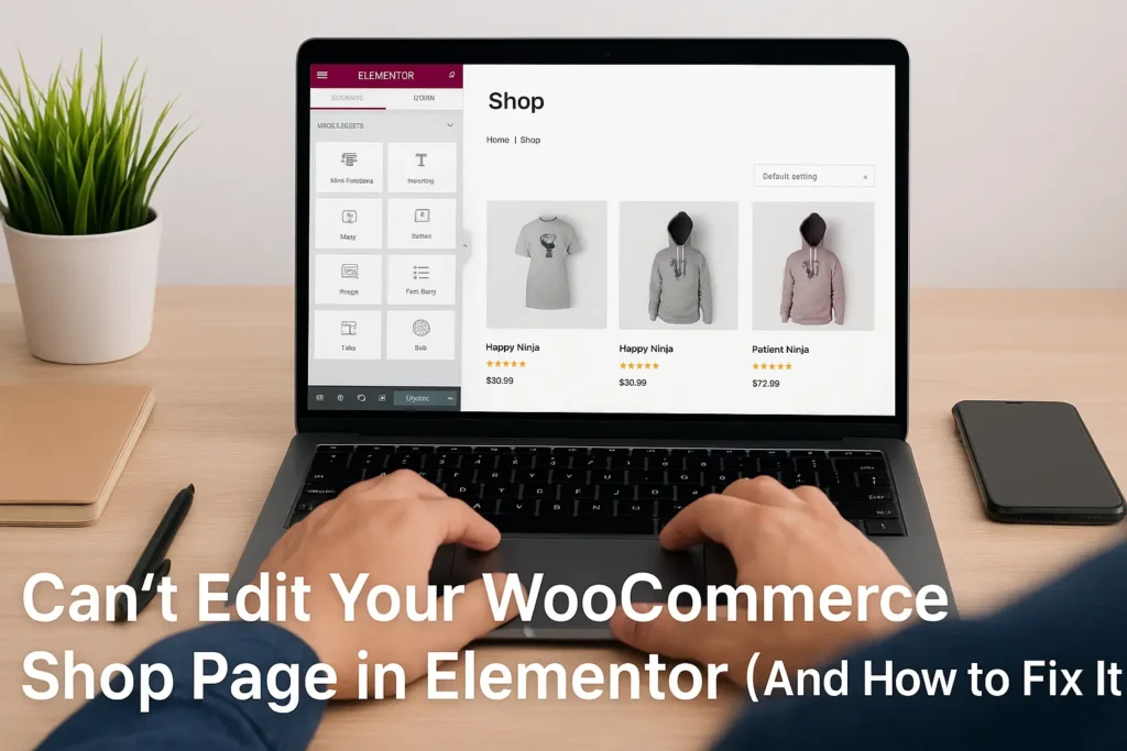 Can't Edit Your WooCommerce Shop Page in Elementor (And How to Fix It)